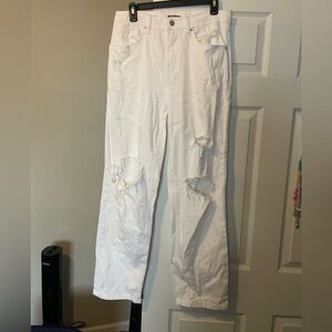 Wild fable ripped high rise dad jeans